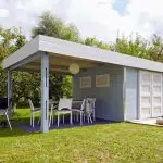 abri de jardin toit plat