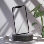 support de chargeur sans fil en béton