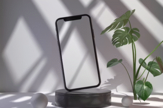 support de chargeur sans fil en béton