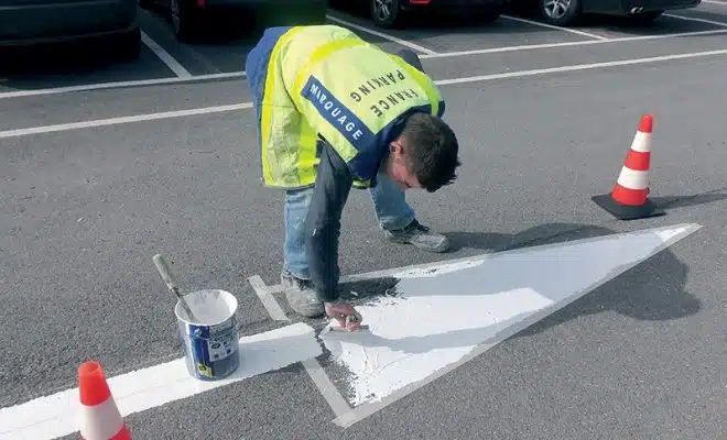 Comment peindre un marquage au sol