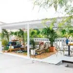 Terrasse en été