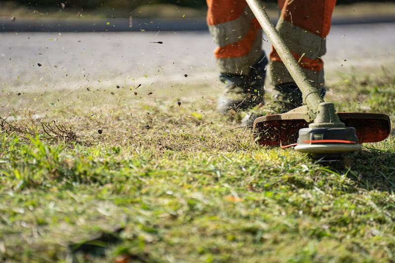 Un jardinier en action