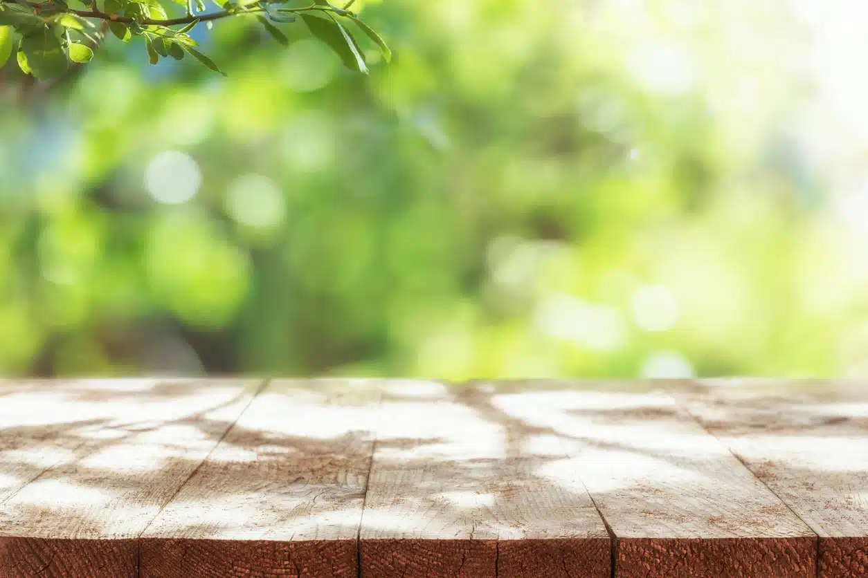 bois naturel pour extérieur