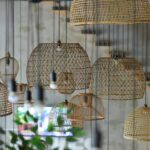 des plafonniers en osier