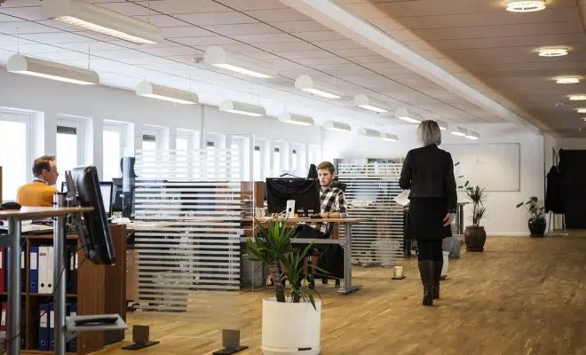 Un espace de bureaux